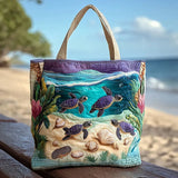 Bolso acolchado con estampado espíritu de la laguna