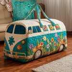 Bolso de viaje acolchado con estampado flor de cerezo