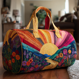 Bolso de viaje acolchado con estampado mañana radiante