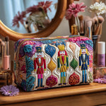 Cosmetiquera acolchada con estampado festwache