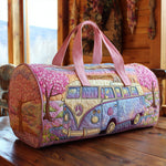 Bolso de viaje acolchado con estampado pasión por viajar