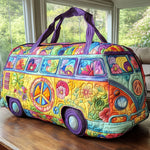 Bolso de viaje acolchado con estampado encanto nómada
