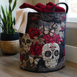 Canasta de ropa acolchada con estampado dulce encanto