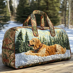 Bolso de viaje acolchado con estampado patitas al sol