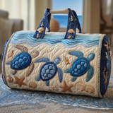Bolso de viaje acolchado con estampado camino de la tortuga