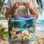Bolso acolchado con estampado espíritu de la laguna